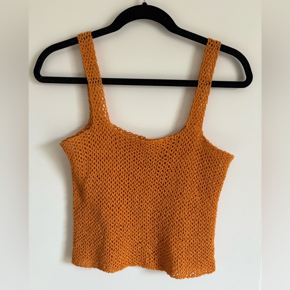 Crochet Cropped Tank Top